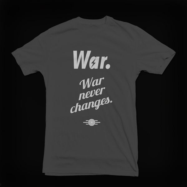 Camiseta War never changes.